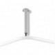 Suspension plafond Hewi SERIE 801 d: 33mm 400mm long noir profond