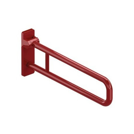 Barre d'appui WC SERIE 801 rougeatif d: 33mm Alu 700mm rouge rubi