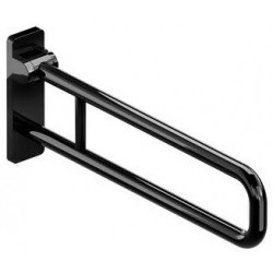 Barre d'appui WC SERIE 801 rougeatif d: 33mm Alu 700mm noir profond