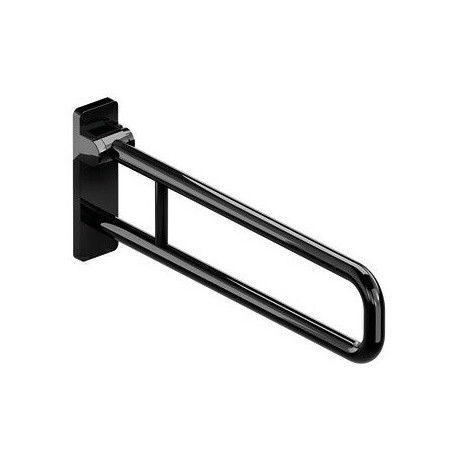 Barre d'appui WC SERIE 801 rougeatif d: 33mm Alu 700mm noir profond