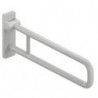 Barre d'appui WC SERIE 801 d: 33mm. Alu 600mm gris roche