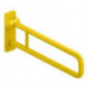 Barre d'appui WC SERIE 801 d: 33mm. Alu 700mm jaune moutarde