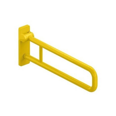 Barre d'appui WC SERIE 801 d: 33mm. Alu 700mm jaune moutarde