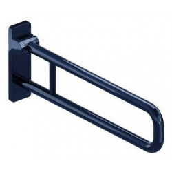 Barre d'appui WC SERIE 801 d: 33mm. Alu 700mm bleu acier