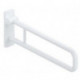 Barre d'appui WC SERIE 801 d: 33mm. Alu 700mm blanc