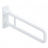 Barre d'appui WC SERIE 801 d: 33mm. Alu 700mm blanc