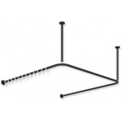Suspension plafond Hewi d: 25mm noir mat profond 500mm
