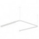Suspension plafond Hewi d: 25mm blanc mat profond 500mm