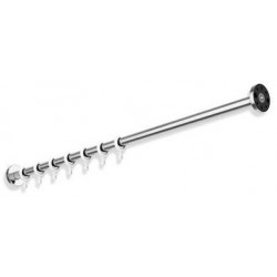 Tringle à rideau d: 2.5cm 1000mm. inox vc