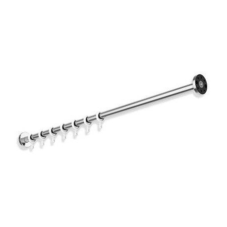 Tringle à rideau d: 2.5cm 1000mm. inox vc