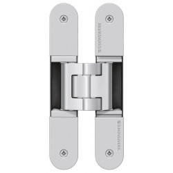 Charnière de projet Tectus® TE 340 3D STA aspect inox 80kg DIN L / R stu. Porte SIMONSWERK