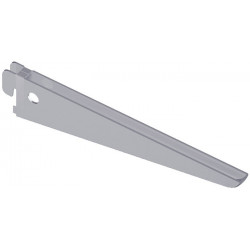 Equerre support en U 10201 L.270mm par support 50kg STA blanc avec trou de suspension ELEMENT SYSTEM (Par 10)