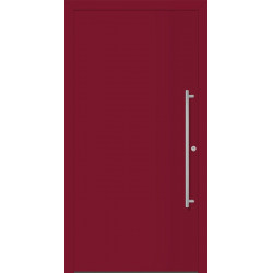 Porte d'entrée en métal Home RAL 3003 B.1100mm H.2100mm DIN droite RC 2 n.DIN EN 1627 PROMAT