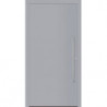 Porte d'entrée en métal Home RAL 7001 B.1100mm H.2100mm DIN droite RC 2 n.DIN EN 1627 PROMAT