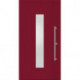 Porte d'entrée en métal Home RAL3003 Satinato blanc B1100mm H2100mm DIN reRC 2 n.DIN EN1627