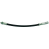 Tuyau métallique D. extérieur 11 mm longueur 0.5 m M10 x 1 noir caoutchouc PRESS