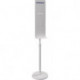 Colonne de distribution hauteur environ 67-150 cm acier blanc