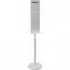 Colonne de distribution hauteur environ 67-150 cm acier blanc