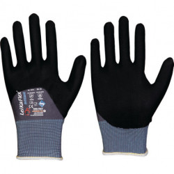 Gants LeikaFlex® Brilliant Taille 11 gris/noir PSA II 12 PA LEIPOLD (Par 12)