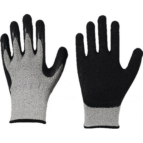 Gants anti-coupures Solidstar 1443 Taille 10 gris/noir EN 388 PSA II 12 PA (Par 12)