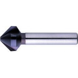 Fraise conique 90°, à chanfreiner et ébavurer, en acier à coupe rapide, DIN 335-C, revêtement TiAIN, Ø nominal : 10,0 mm, Plus petit Ø 2,5 mm