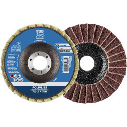 Disque à lamelles POLIVLIES D.125xH mm granulation grossière PFERD (Par 5)