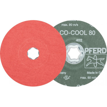 Disque en fibres COMBICLICK CO-COOL D. 125 mm granulation 36 INOX/aluminium grai (Par 25)