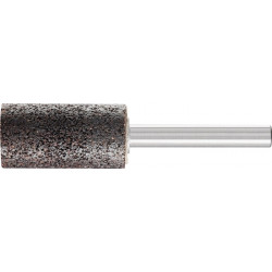 Meule sur tige INOX D25xH32 mm 6 mm corindon supérieur ADW 30 ZY PFERD (Par 10)
