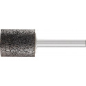 Meule sur tige INOX EDGE D32xH40 mm 80 mm 6 mm corindon ordinaire AN 24 ZY PFERD (Par 5)