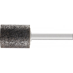 Meule sur tige INOX EDGE D25xH32 mm 6 mm corindon ordinaire AN 30 ZY PFERD (Par 10)
