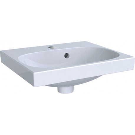 Lave-mains Geberit ACANTO 450x380mm avec trou pour robinetterie avec trop-plein we