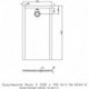Receveur de douche Hoesch MUNA S 1300x700x30mm blanc
