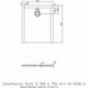 Receveur de douche Hoesch MUNA S 900x750x30mm blanc
