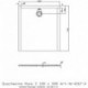 Receveur de douche Hoesch MUNA S avec antidérapant 1100x1000x30mm blanc