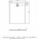 Receveur de douche Hoesch MUNA S 1300x1000x30mm blanc