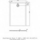 Receveur de douche Hoesch MUNA S 1400x1000x30mm blanc