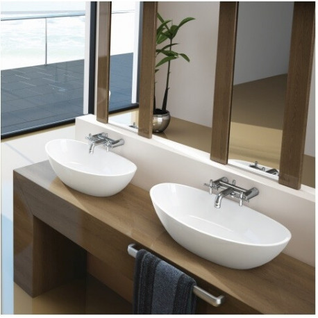 Lavabo à poser Hoesch NAMUR 500x300x120mm blanc