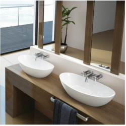 Lavabo à poser Hoesch NAMUR 700x400x120mm blanc