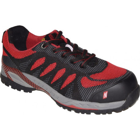 Chaussure de sécurité PRO STEP Taille 46 noir/rouge S1P SRC ESD EN ISO 20345.EN61340-4-3