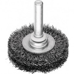 Brosse plate RBU 5015/6 ST 0.20 D. 50 mm 6 mm épaisseur de fil 0.2 mm acier 15 m