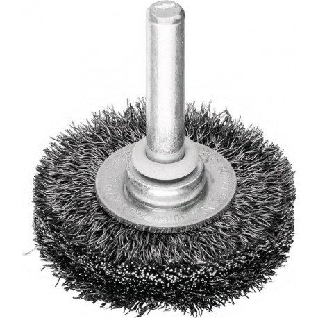 Brosse plate RBU 5015/6 ST 0.20 D. 50 mm 6 mm épaisseur de fil 0.2 mm acier 15 m