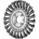 Brosse plate RBG 12512/22.2 ST 0.50 D. 125 mm épaisseur de fil 0.5 mm acier 12 m