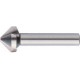 Fraise conique 90°, à chanfreiner et ébavurer, PM, Ø nominal : 10,4 mm, Plus petit Ø 2,5 mm, Long. totale 50 mm, queue Ø 6 mm