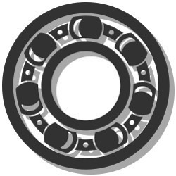 Unité de logement à bride UELF208 Int. 40mm carré ZEN