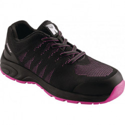 Chaussure de sécurité femme GirlStar 5180 taille 37 noir / rose S1P SRC PES RUNNEX