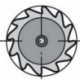 Fraise pour rainures en T - une taille, Ø x Larg. : d1h 11 x b e8 : 13,5 x 4,0 mm, Long. totale l1 56 mm, pour clavette-disque 4,0 x 5 mm