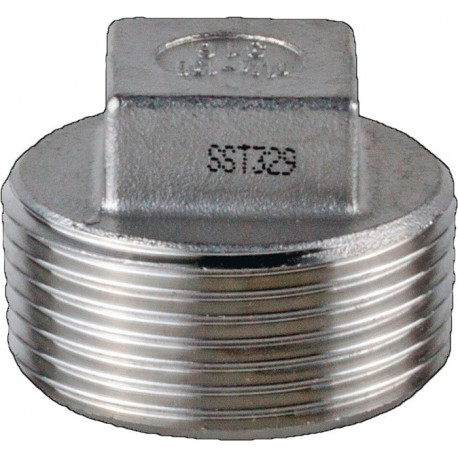Bouchon à 4 pans EN 10226-1 NPS-1 1/4 po. 4 pans L 30 mm SPRINGER (Par 5)