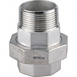 Vissage EN 10226-1 NPS-1 1/2 po. étanchéité de surface L. 79 mm L. 1 - 19 mm L. 2 - 23 mm SPRINGER (Par 5)