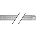 Réglet en acier longueur 1000 mm acier flexible graduation A - mm/mm HELIOS PREISSER