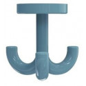 Crochets triples SERIE 477 70 h Rosace d: 50mm rougeatif bleu aqua